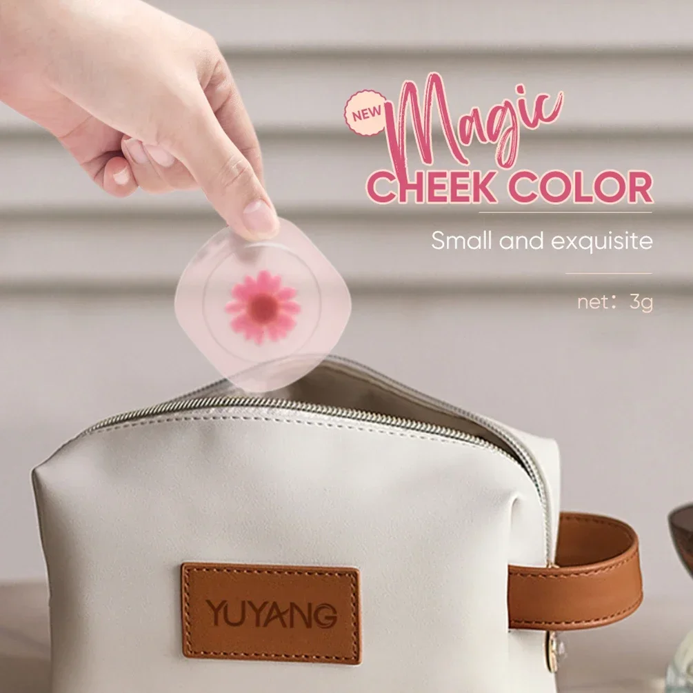 

Румяна-крем, частная марка, настоящая цветочная желе, пигмент, меняющий температуру, натуральный водостойкий индивидуальный логотип, макияж, без жестокости