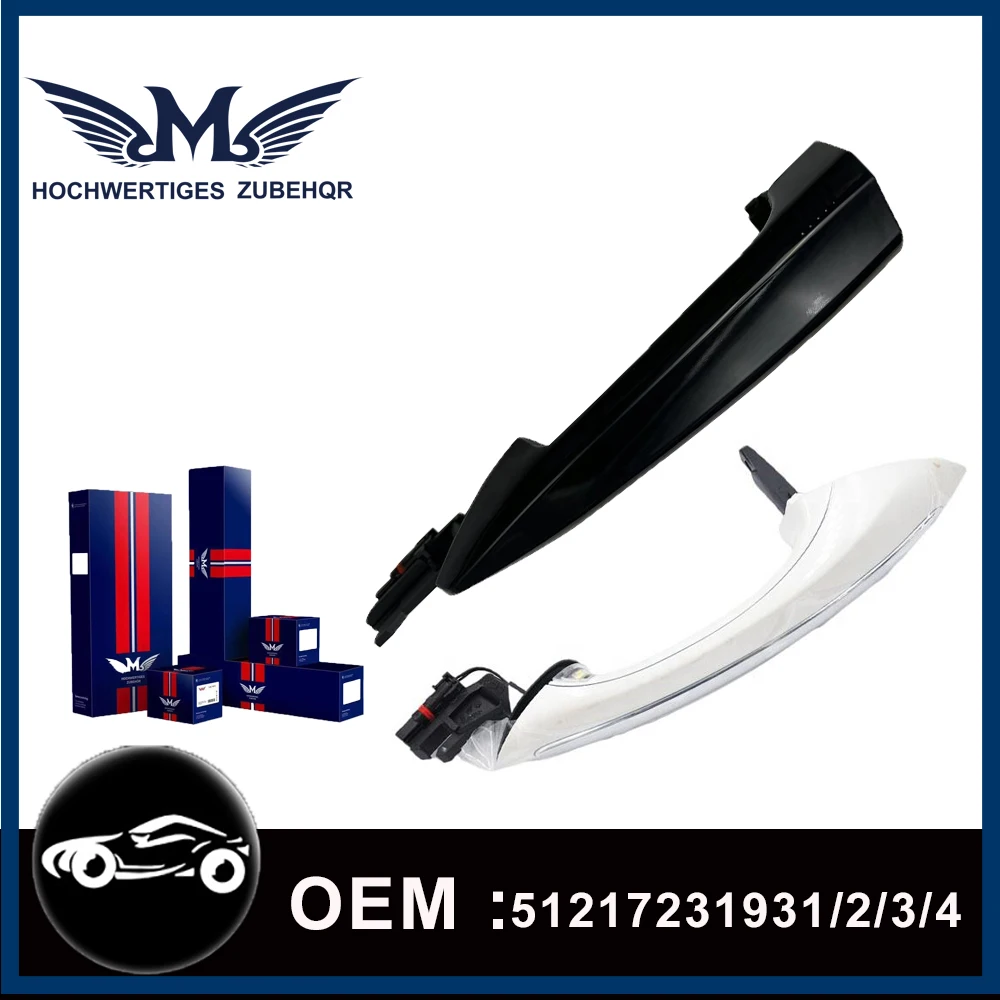 M Brand Front / Rear Left / Right Door Handle For BMW F07 F10 F06 F11 F01 F03 F04 Keyless Go 51217231932 51217231933 51217231931