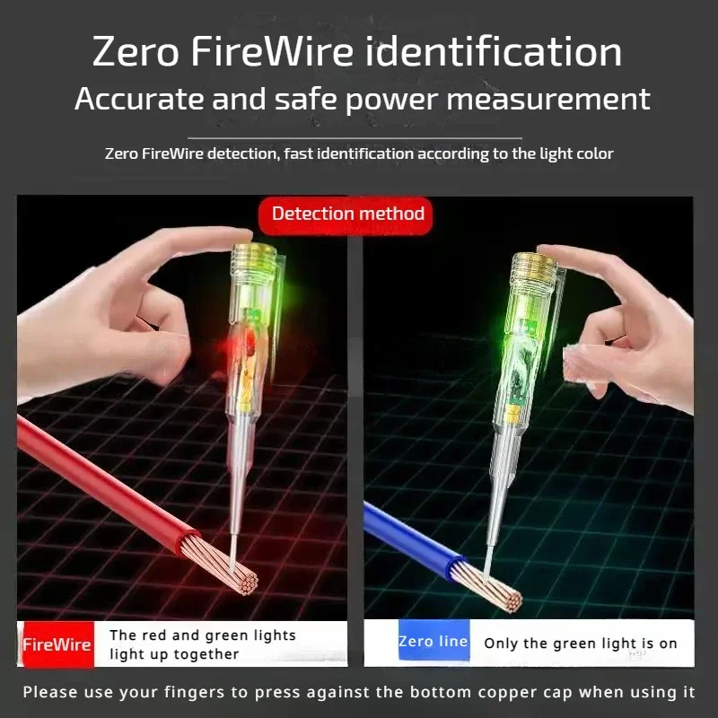 Intelligent Voltage Tester Pen Non-contact Induction Digital Power Detector Pencil Electric Screwdriver Probe Circuit Indicator