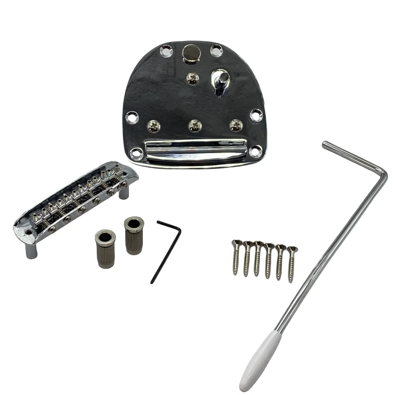 Made in Japan Electric Guitar Tremolo with Bridge One Set Chrome