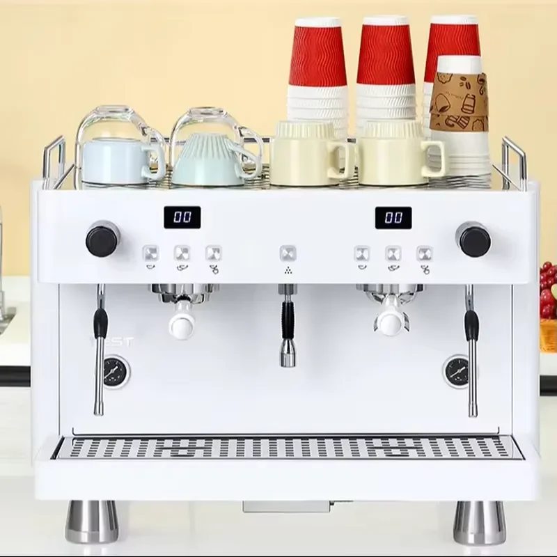 For Professional Italian Coffee Two Group Semi Automatic Commercial Coffee Espresso Machine In China