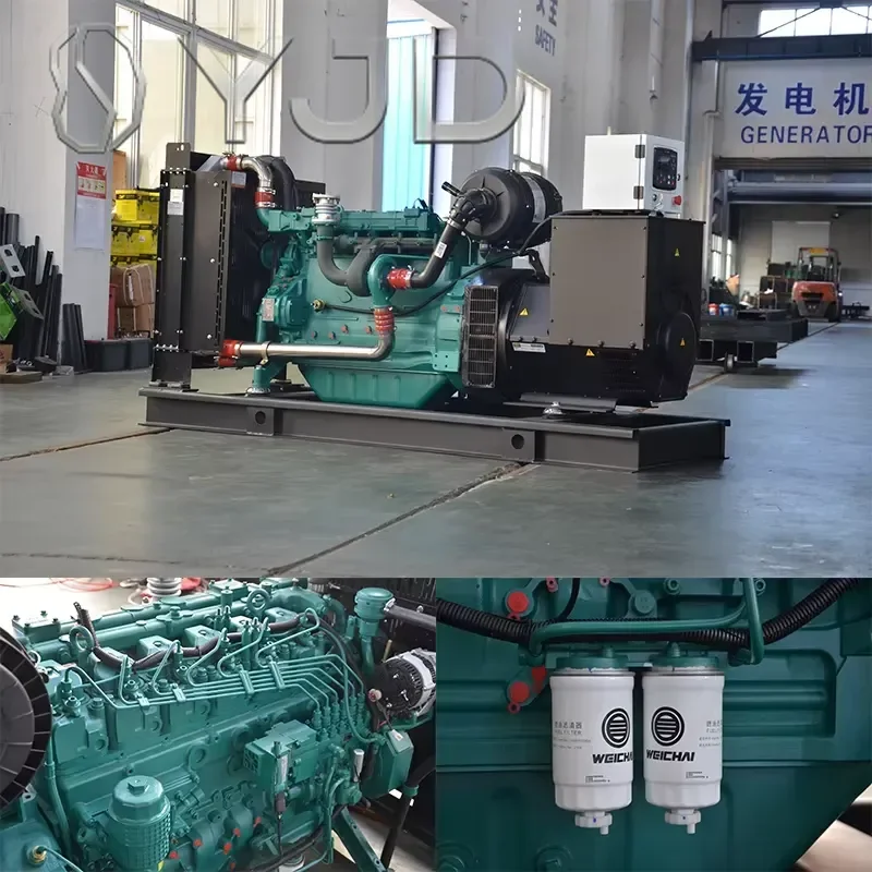 YJD Chinese Factory Direct Sales 200kva 250kva 300kva 350kva 400kva 100kw 120kw 250kw 300kw 350kw 400kw Diesel Generator