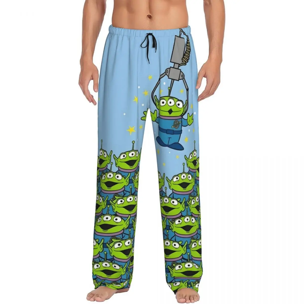 

Мужские пижамные штаны с принтом на заказ, одежда для сна с анимированными приключениями, комедийный фильм, одежда для сна, штаны для сна с карманами