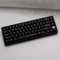 114 Aifei Keycaps Bling Black ABS Double Shot Cherry Height Translucent for Mechanical Keyboard 6.25u 7u Anne Pro 2 AKKO FUN60