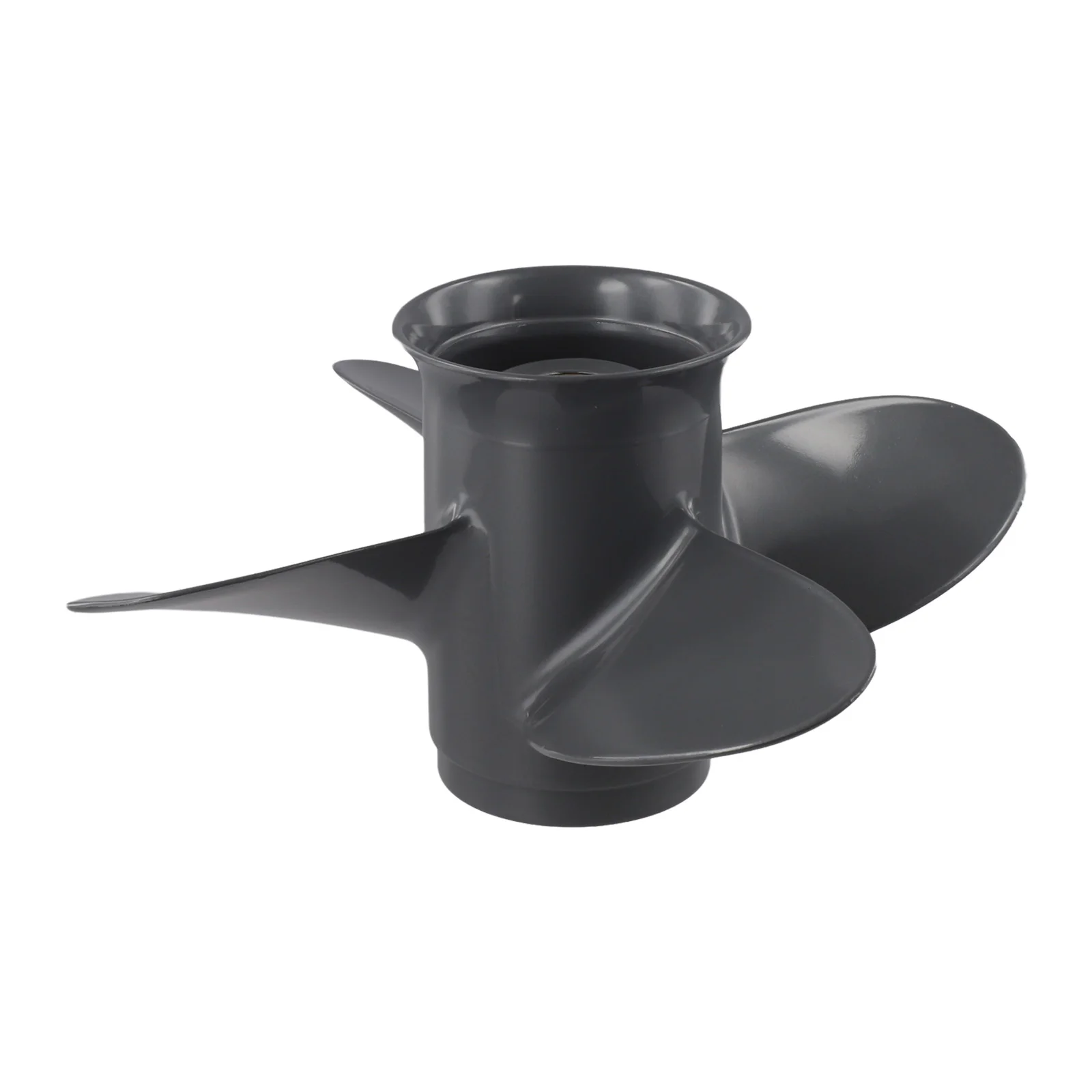 

4 Blade Propeller Aluminum Boat Propeller For Boating For Marine Use Easy Installation Enhanced Durability 10 Inch Pitch