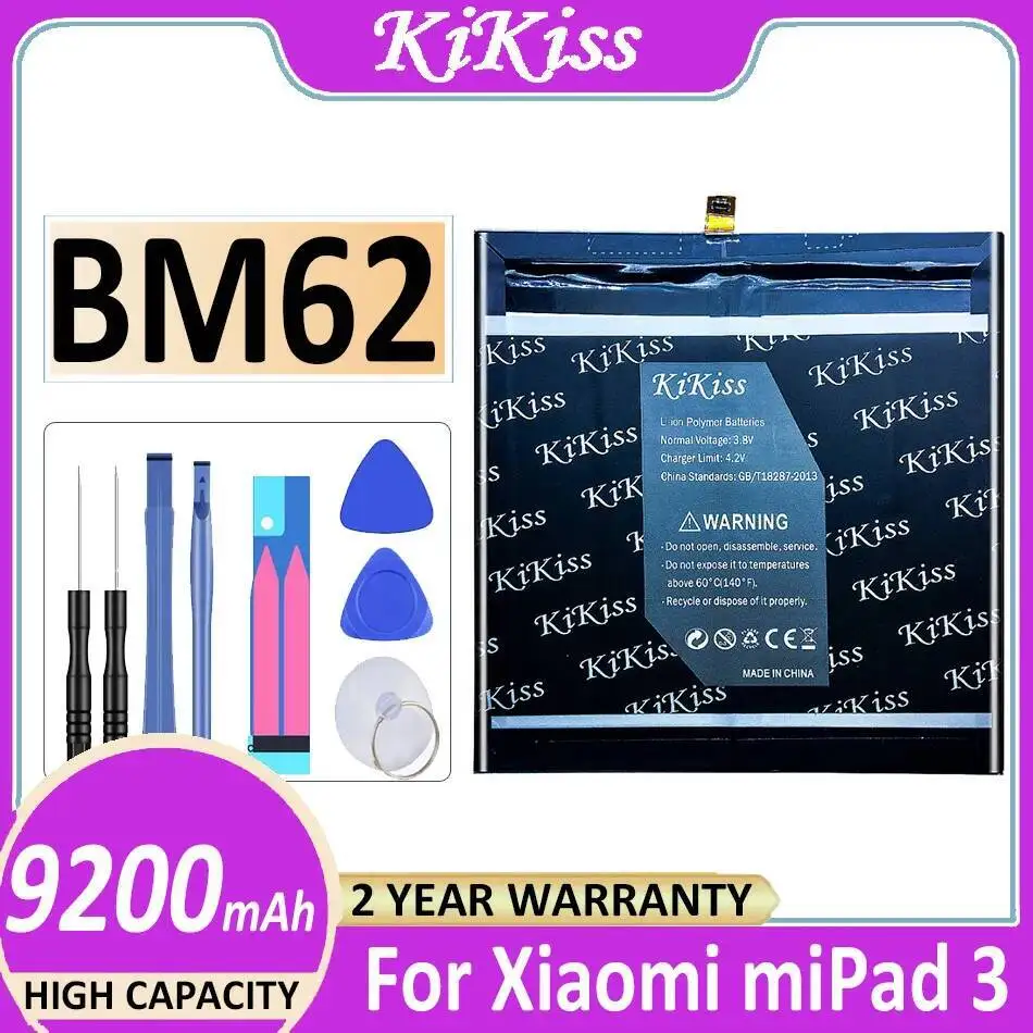 

9200Mah Tablet Battery BM62 For Xiaomi Mipad 3 7.9 Inch MEC91 Fast Charging