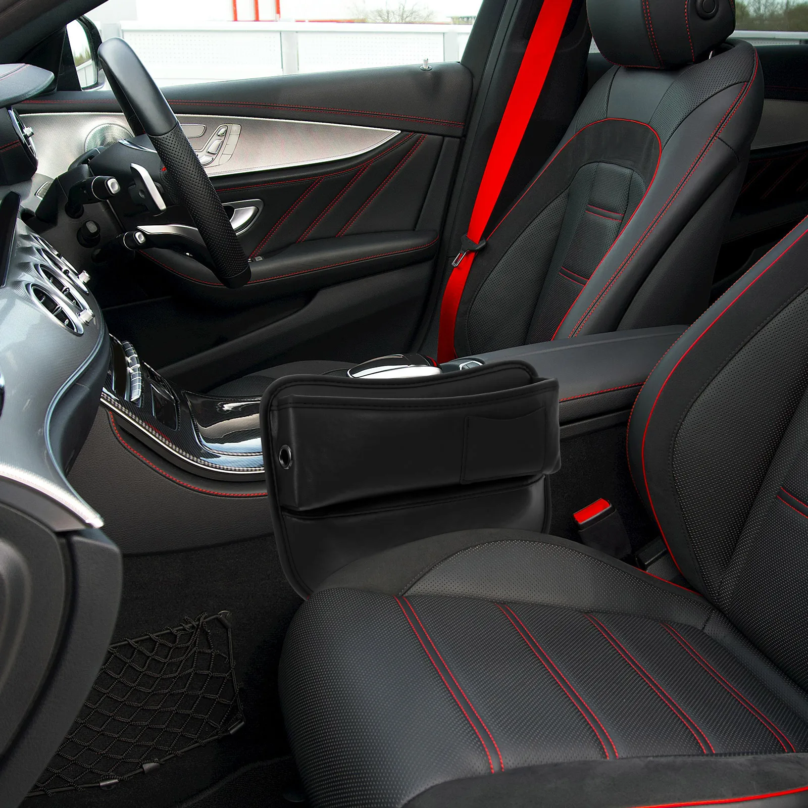 

Storage Box Automotive between Console ganizer Side Gap Filler Front Seat Storage Boxes Car Seat Crack Gap