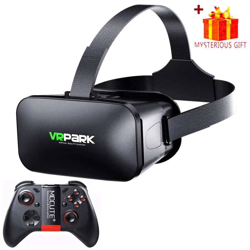 VR-bril 3D Virtual Reality-headsethelm voor telefoonlenzen Bril Apparaten Viar Smart Smartphones Mobiele gameviewer Mobiele set