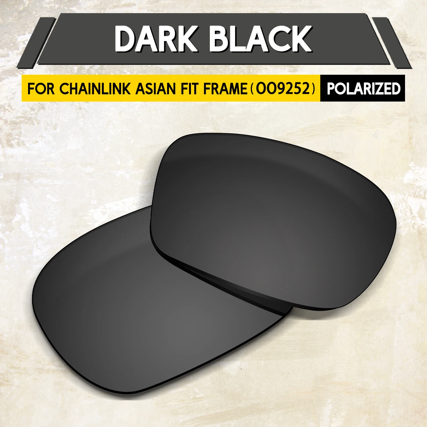 

1.5mm Polarized Replacement Lenses for Oakley Chainlink Asian Fit OO9252 57mm AI Glasses -100% UV Protection