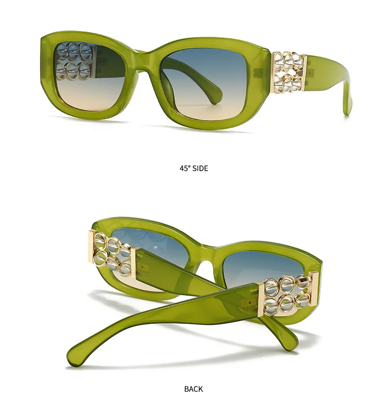 Damen-Sonnenbrille, modische Cat-Eye-Sonnenbrille, großer Rahmen, lila Farbverlauf, Damenbrille, Sonnenbrille für Damen – Detail 16