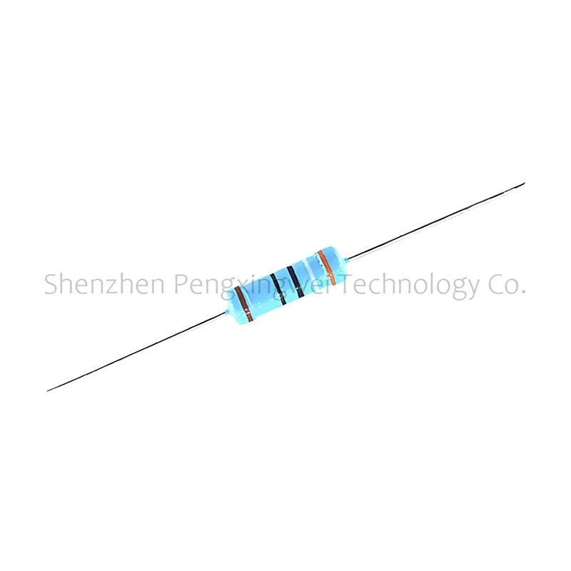 金属皮膜抵抗器,2w,1%, 1, 1.2, 1.5, 10, 12, 15, 100, 120, 150オーム,rk,1r,1r2,1r5,10r 12r、100r、1k、100k、0.1r-1m、200個