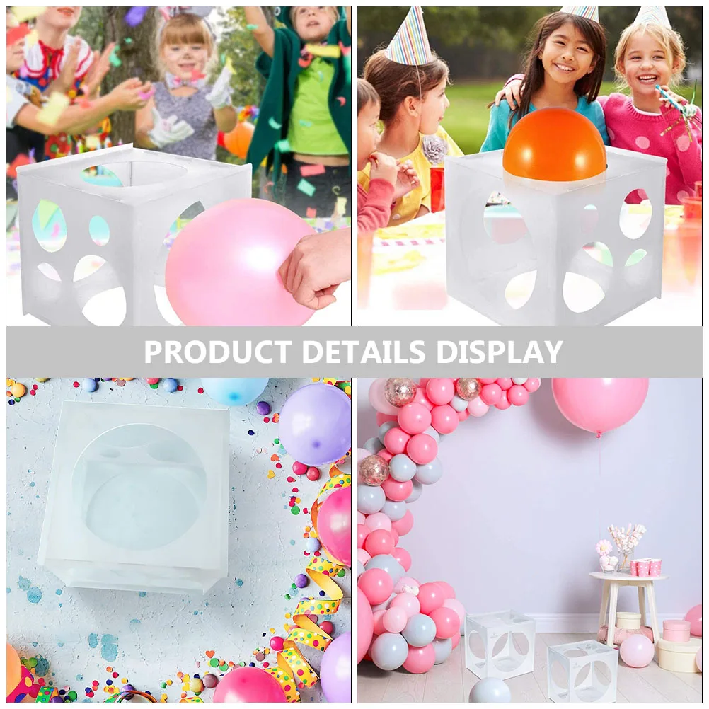 

Balloon Measuring Hole Design Durable Plastic Material Size Measurement Tool Party Supplies Wedding Decor Case
