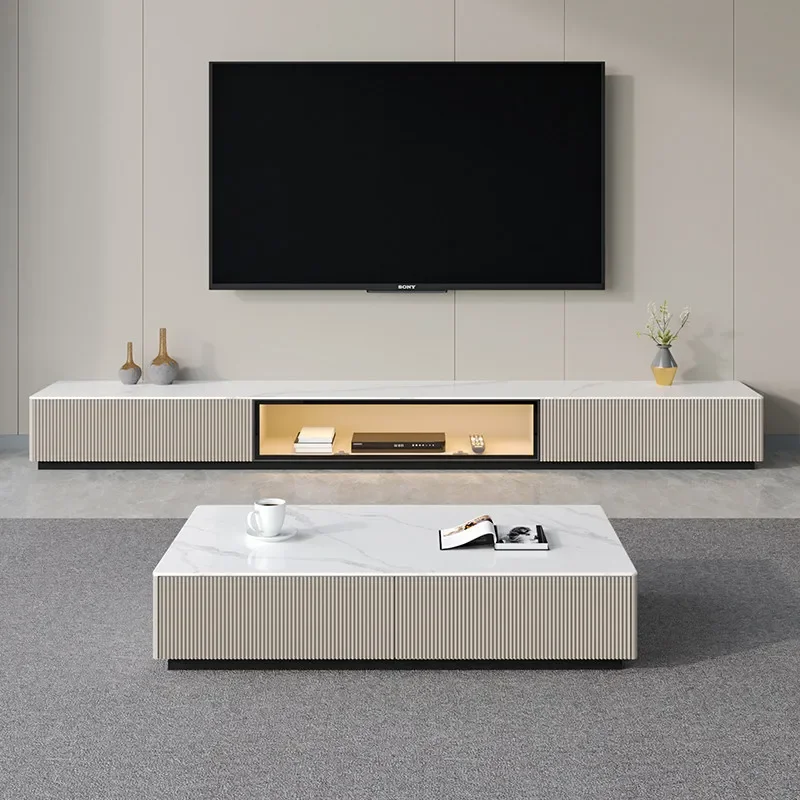 Storage Tv Cabinet Home Room Screen Luxury Walnut Tv Cabinet Entertainment Modern Mobili Per La Casa Living Room Furniture