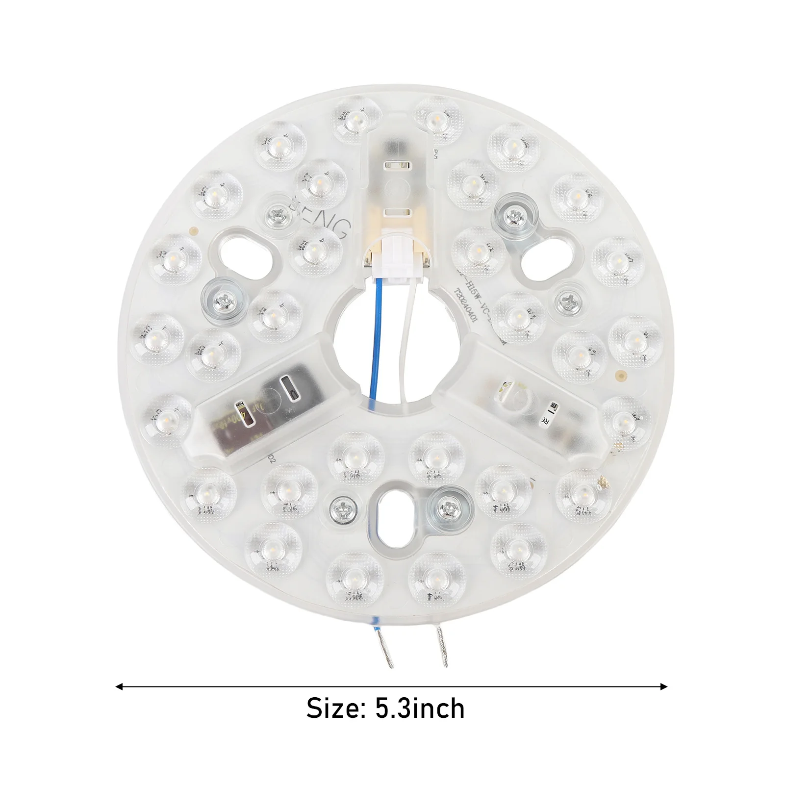 LED Light Retrofit Kit Memory Function 3 Color Dimmable Led Ceiling Fan Light Replacement Panel 5.3 Inch for Ceiling Lights