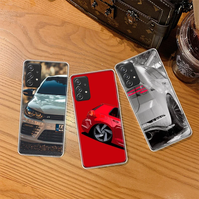 Sport Car Golf 7 Phone Case For Galaxy S24 S23 FE A54 A34 A24 A14 A10 A20 A20E A30 A40 A70 A50S Samsung A71 A51 A41 A31 A21S A11