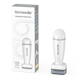 new adjustable derma stamp microneedle 120 pins skin care beard growth scalp hair micro needling derma stamps