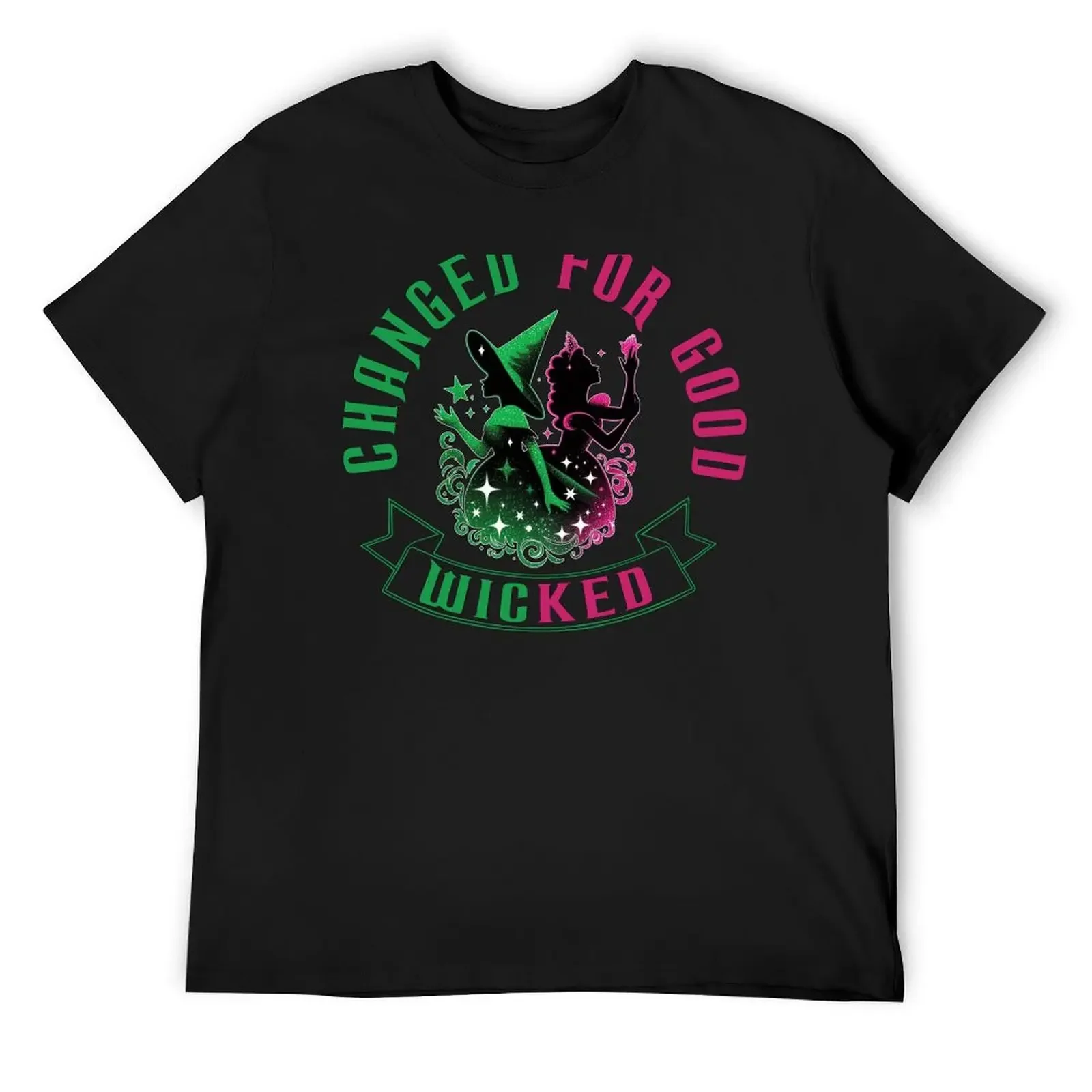 

Wicked Changed For Good T-Shirt Funny t-shirt graphic t shirts summer clothes plain white t shirts men