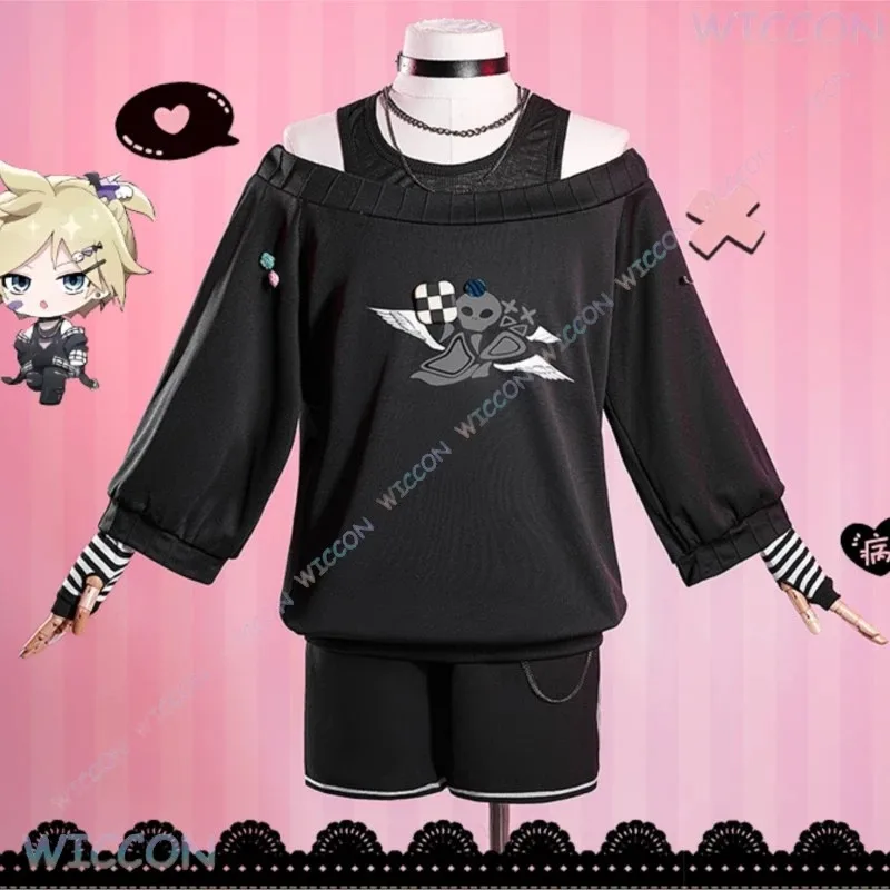 

‌‌Anime Game Character Len Don Quixote Collaboration Cosplay Costume Full Set Outfit‌ Role Halloween Party
