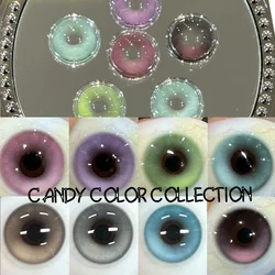 DUOXIU 1 Pair New Purple Series Contact Lenses for Eyes Natural Pupil Eye Color Lens Myopia Beauty Colored Eye Contacts
