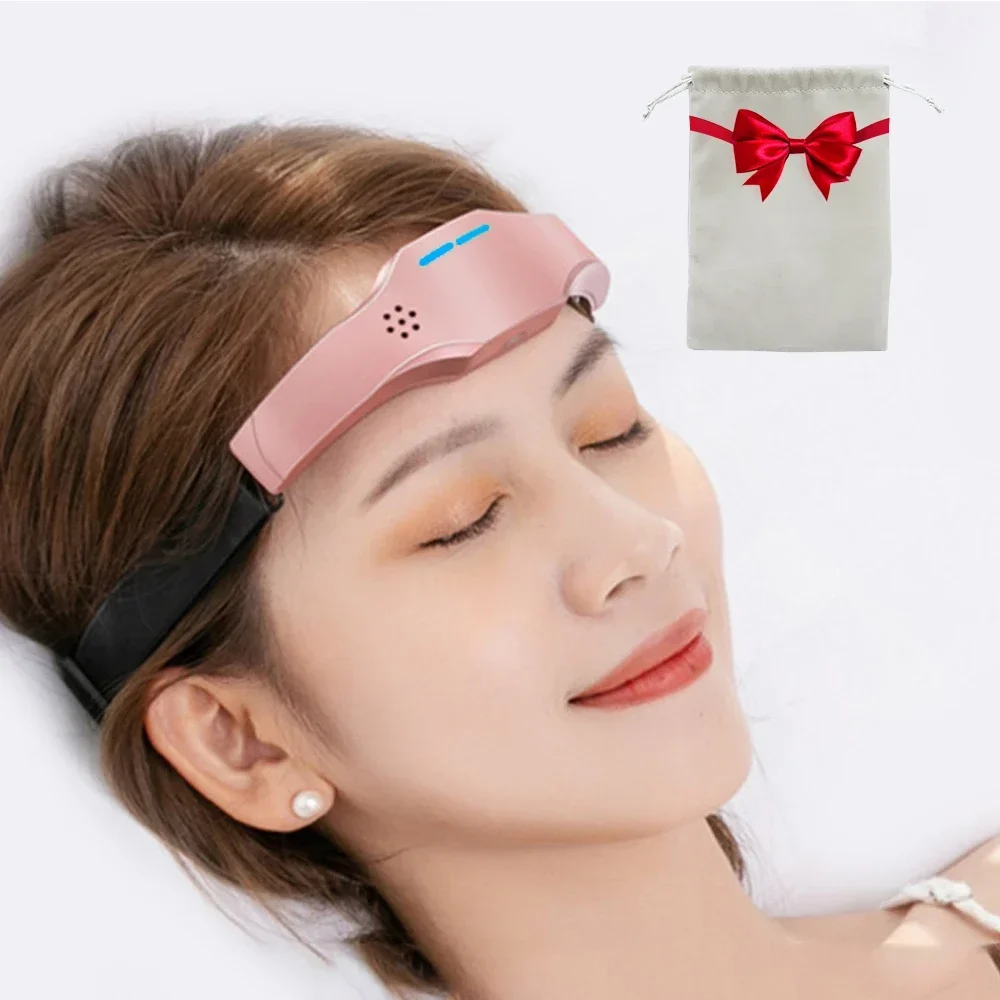 Electric Headache and Migraine Relief Head Massager Migraine Insomnia Release USB Rechargeable Therapy Machine Relax Health Care