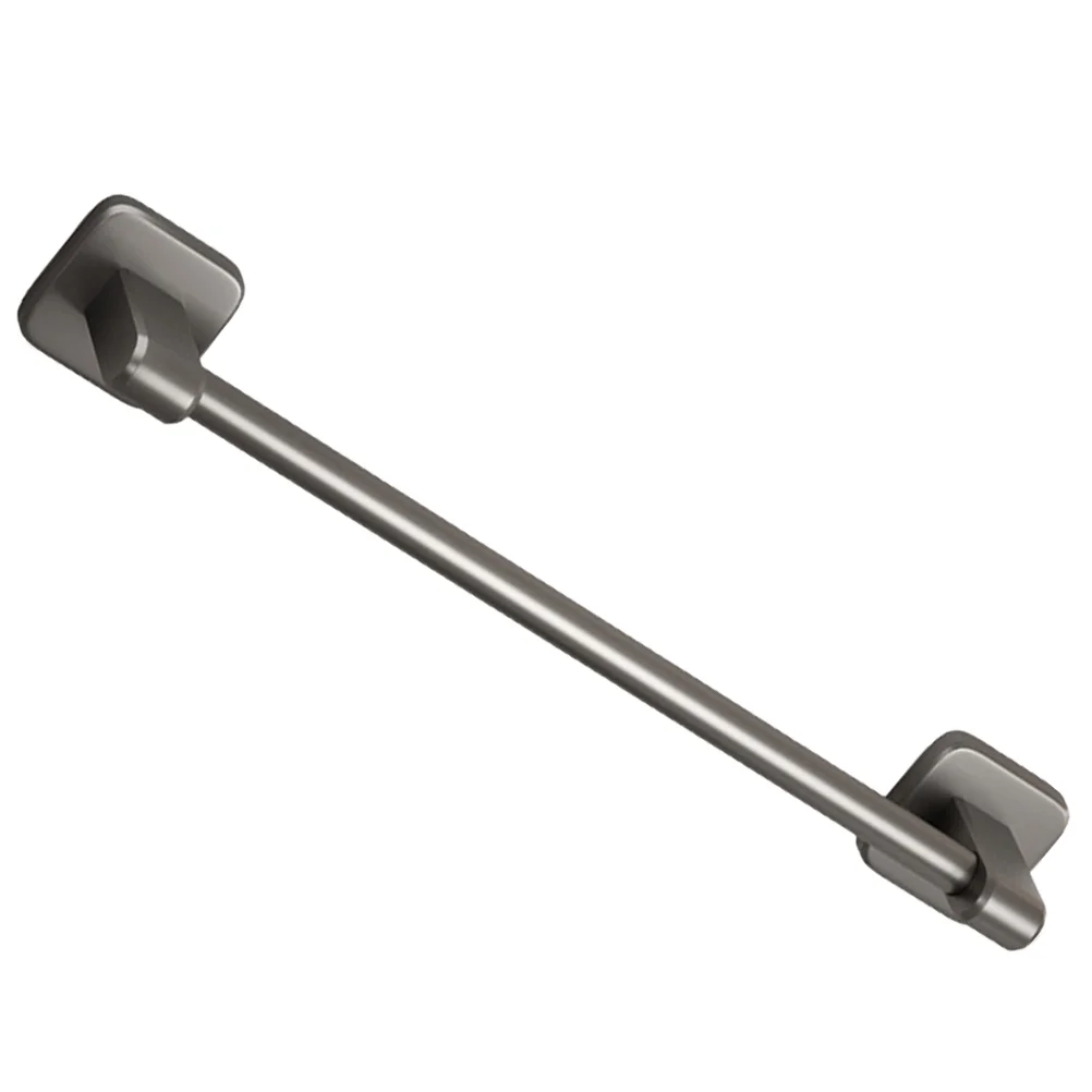 

Hanger Wall Nail-free Single Pole Towel Hanging Rack Stand Sink Space Aluminum Drill Bathroom Holder