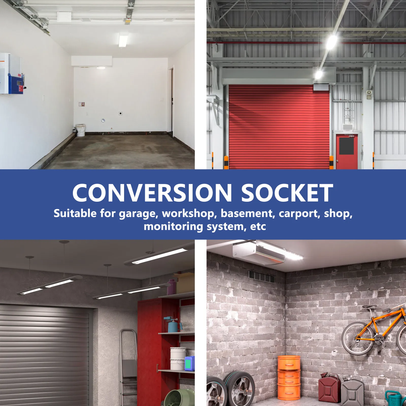 8Pcs Lamp Head Conv…