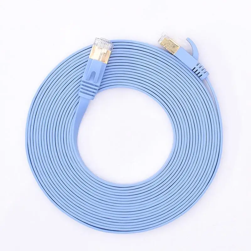 5 unids/lote Cable Ethernet 0,2 m/0,3 m/0,5 m/1m Cable Cat6 UTP Cable de red RJ45 Cable de conexión para enrutador portátil