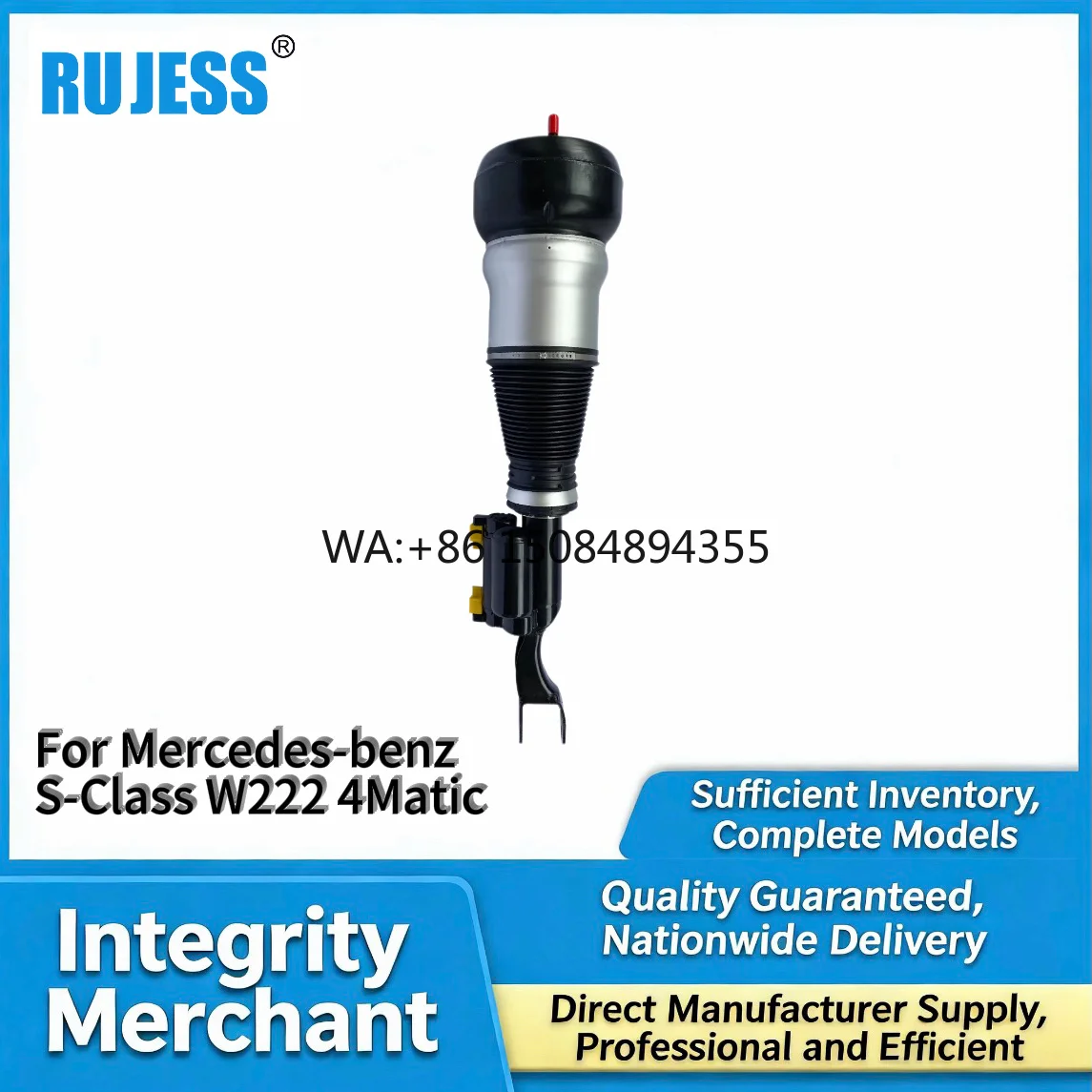 OEM Replacement High quality Front Left and Right Air Suspension Shock Absorber For S Class W222 4Matic 2223204913 2223205013