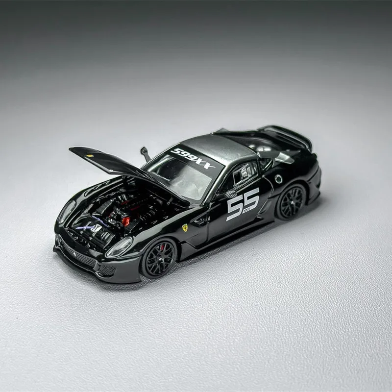 Nuevo en Stock Rm Rhino 1:64 caballo saltando 599xx cubierta de motor abierto aleación Diecast 599xx adornos juguetes personalizados niños regalo de Navidad