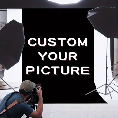 Tapicería personalizable poliéster Banra fotos personalizada con el texto &quot CUSTOM YOUR PICTURE&quot ial para coración l hogar y