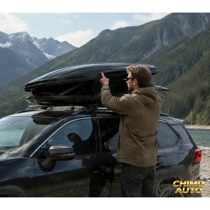 【CHIMU AUTO】 Ultra Thin Large Capacity Roof Cargo Box for for Car Luggage Carrier Thickened Expansion Suitcase
