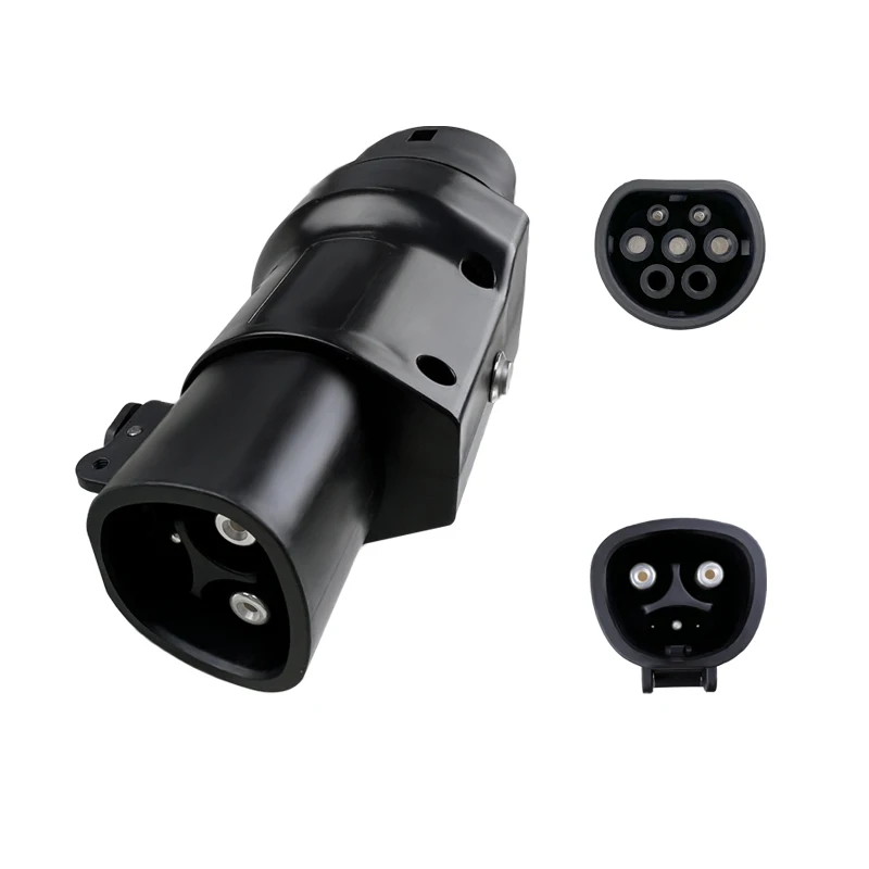 7KW European gauged gun seat conversion head 220V Tesla to type2 charging head adapter 32A