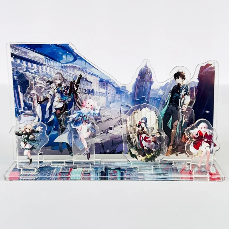 Anime Honkai: Star Rail Huohuo March 7th Firefly Silver Wolf Cosplay Gifts Ornaments Acrylic Standing sign Double Stand Model