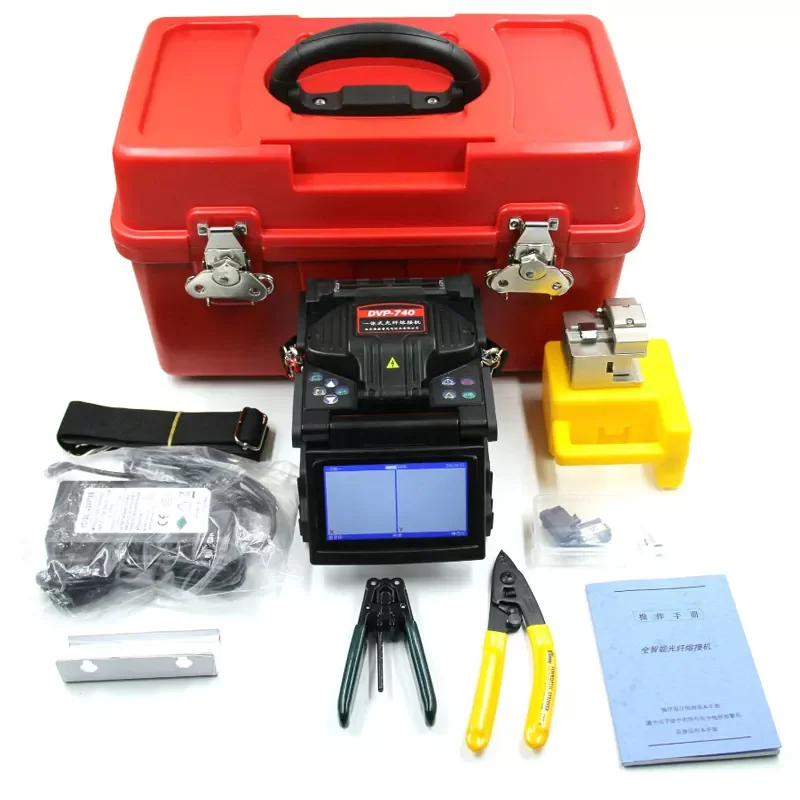 6 Motors Fusion Splicer Dvp 740 Splicing Machine