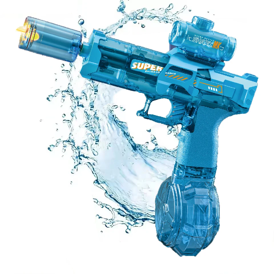 Elektrische Wasserpistole Spielzeug mit LED-Licht emittierende automatische Sensor Lichter Wasserpistole Sommer Outdoor Strand Pool Spielzeug für Kinder