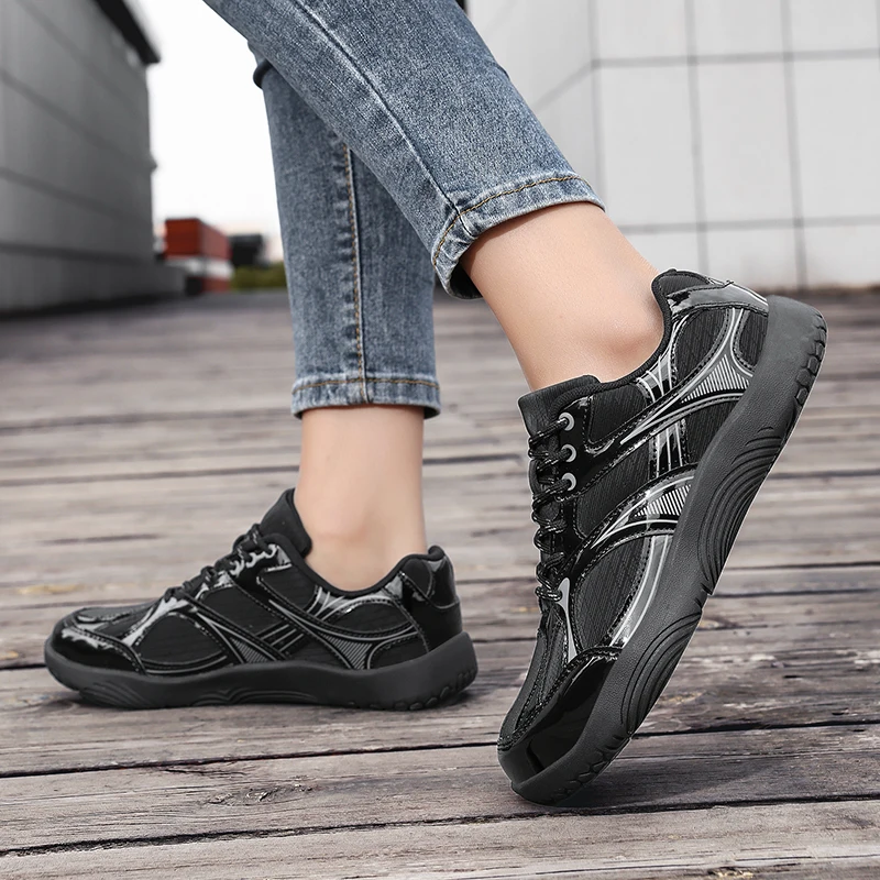 

Men's Sports Shoes with Flat Heel Low Heel Round Toe Lace-up Design Multi-color High-quality Breathable Anti-slip Casual Shoes