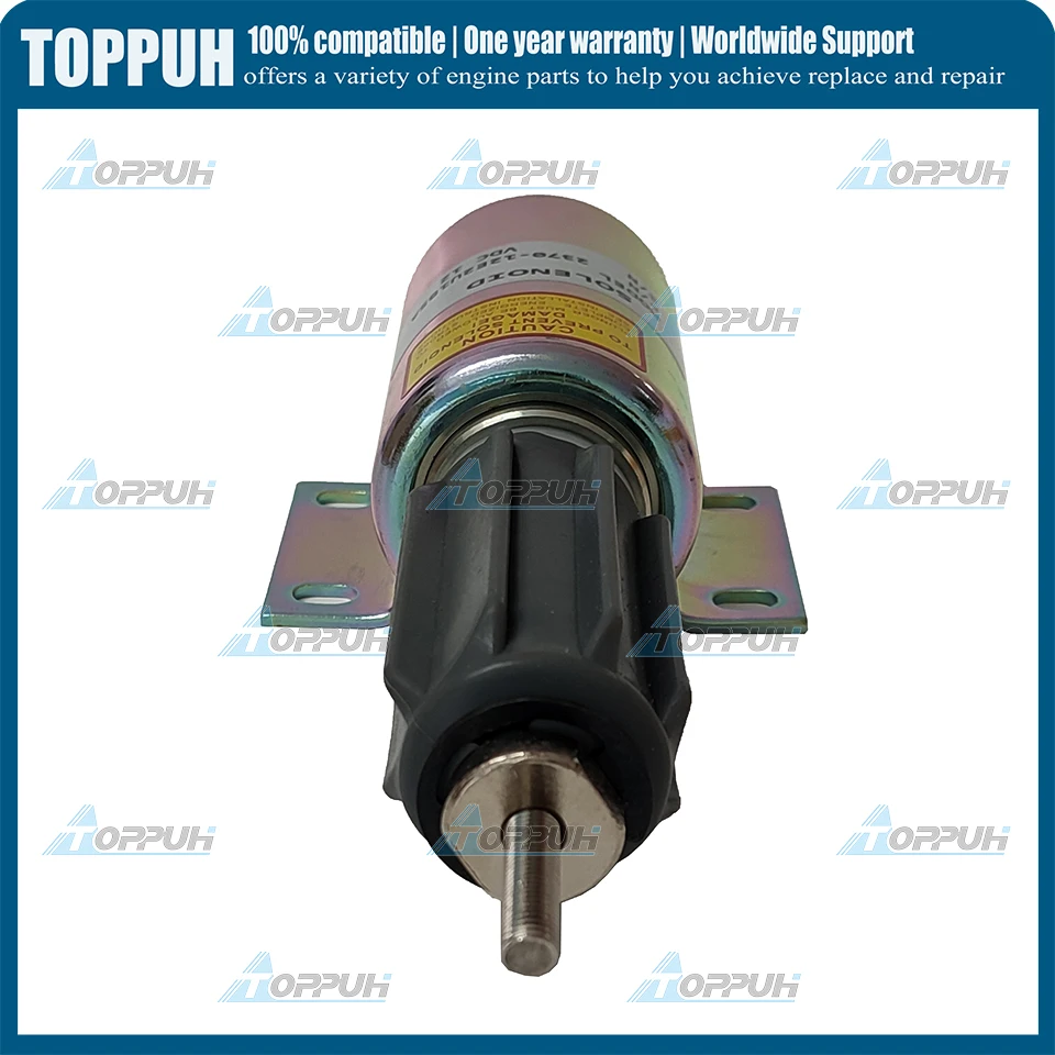 12V 2370-12E2U1B5A Full Throttle Solenoid 2300-1501 for Woodward