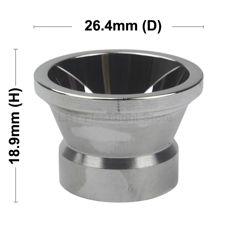 Imagem -02 - Smd Alumínio Refletor Lanterna Faça Você Mesmo Lâmpada Copo 264 Milímetros d x 189 Milímetros h