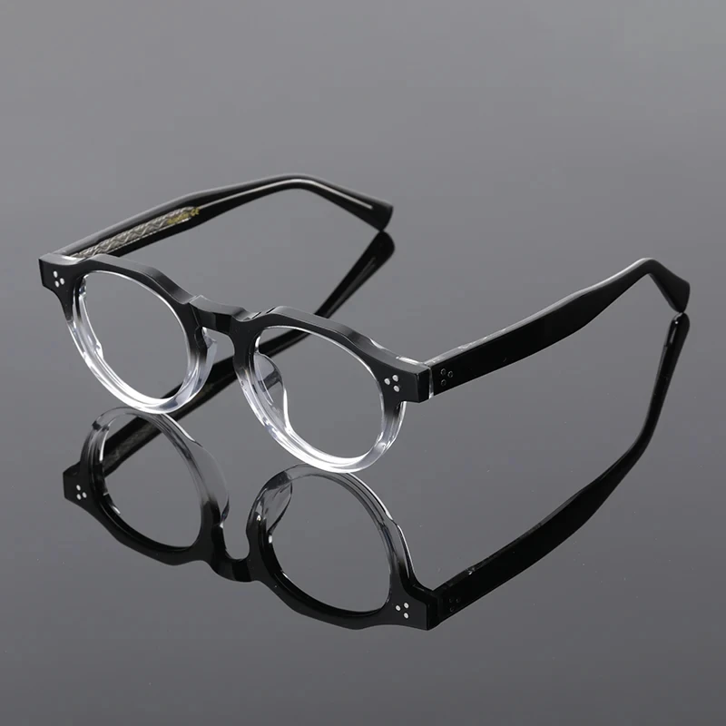 

Top fashion handmade acetate 516 glasses frame men's retro optical glasses myopia reading women's personalized glasses