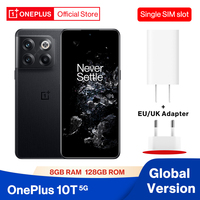 Global Version OnePlus 10T 10 T 5G 8GB 128GB Snapdragon 8+ Gen 1 125W SUPERVOOC Charge 4800mAh Battery 120Hz AMOLED Display NFC