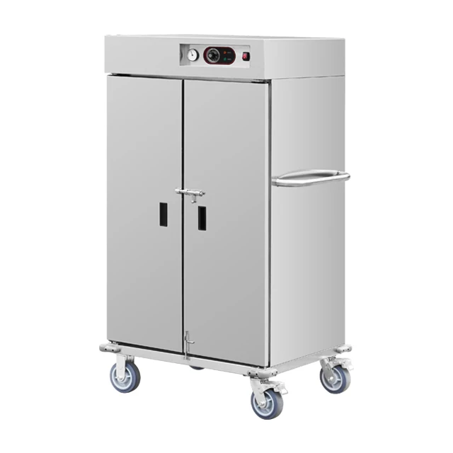 Hot Sale 11-Layer Stainless Steel Banquet Cart Corrosion Resistance Mobile Food Warmer Cabinet Hotel Usage
