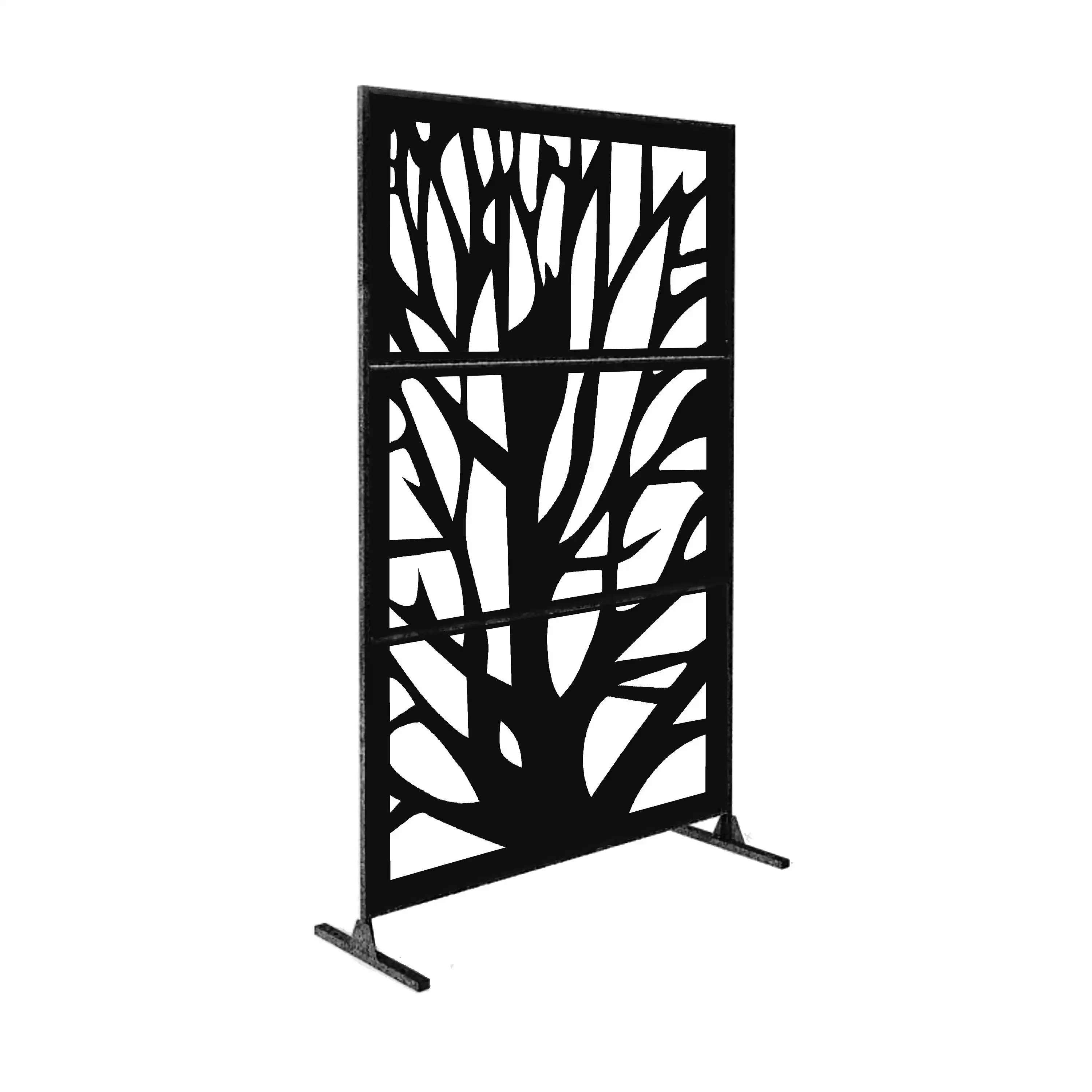 Hot sale SS aluminum copper Laser Cut Decorative copper outdoor metal divider iron steel metal screens