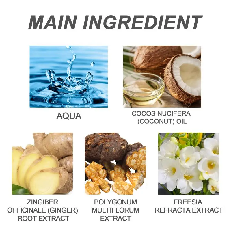 Coconut Oil Shampoo for Dandruff Control Scalp Cleansing Nourish Oil Control 100ml Salon Fluffy Hair Care