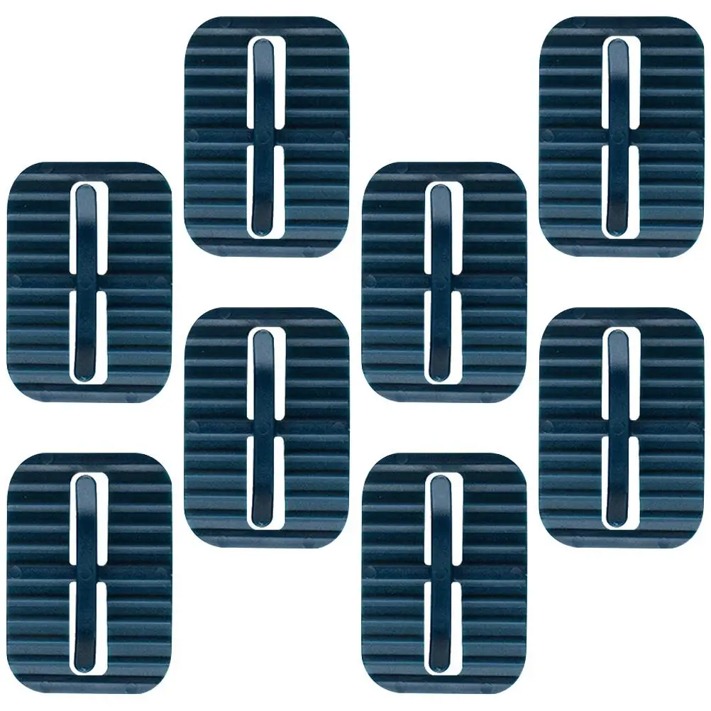 8 Pcs Trash Can Clip Bag Clips Anti-fall Clamp Double Team Garbage Fasteners Plastic Waste Basket Bin Holder Rack