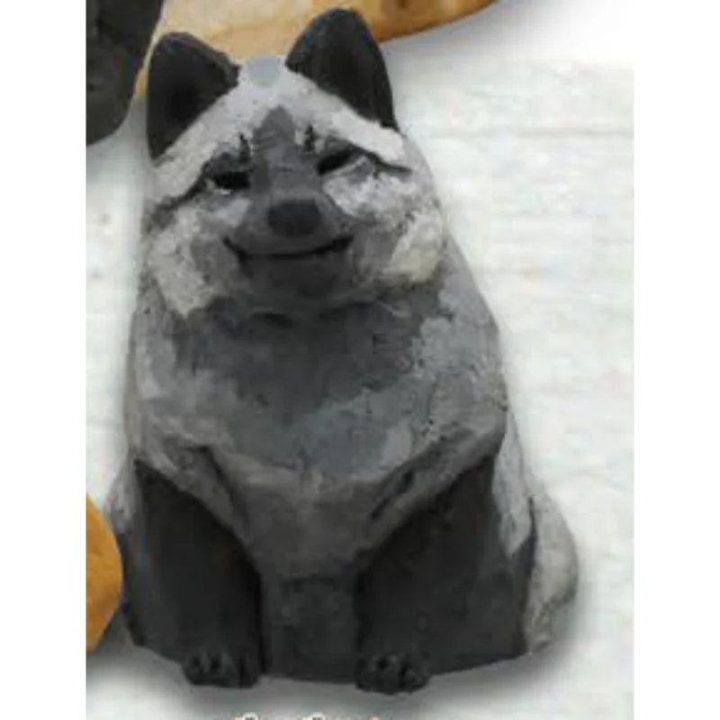 Japan Ikimon Gashapon Capsule Toy Rock Animal Resale Raccoon Badger Fox Decoration Base