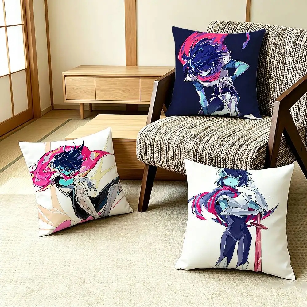 Indie Game K-Kris Deltarune   Pillow Case Pattern Printed Pillowcase For Living Room Sofa Cushion Cover