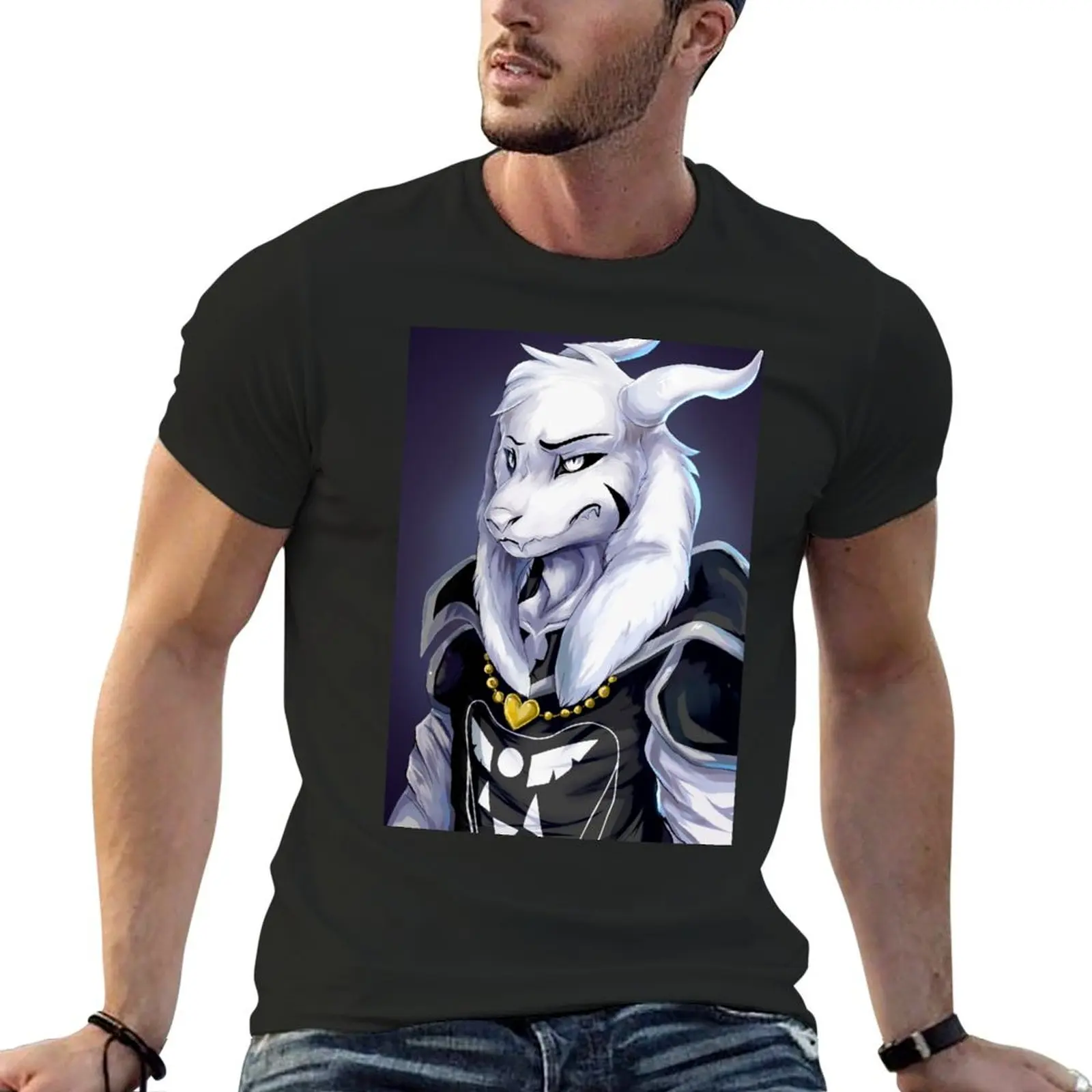 Футболка Undertale - Asriel Dreemurr, футболки funnys, футболки с графическим рисунком для мужчин