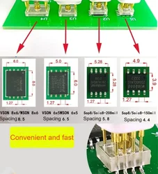 Wsonvsonチップ燃焼、ニードルフラッシュ、eprom、eyprom、バーンライト、スプリングニードル、4個