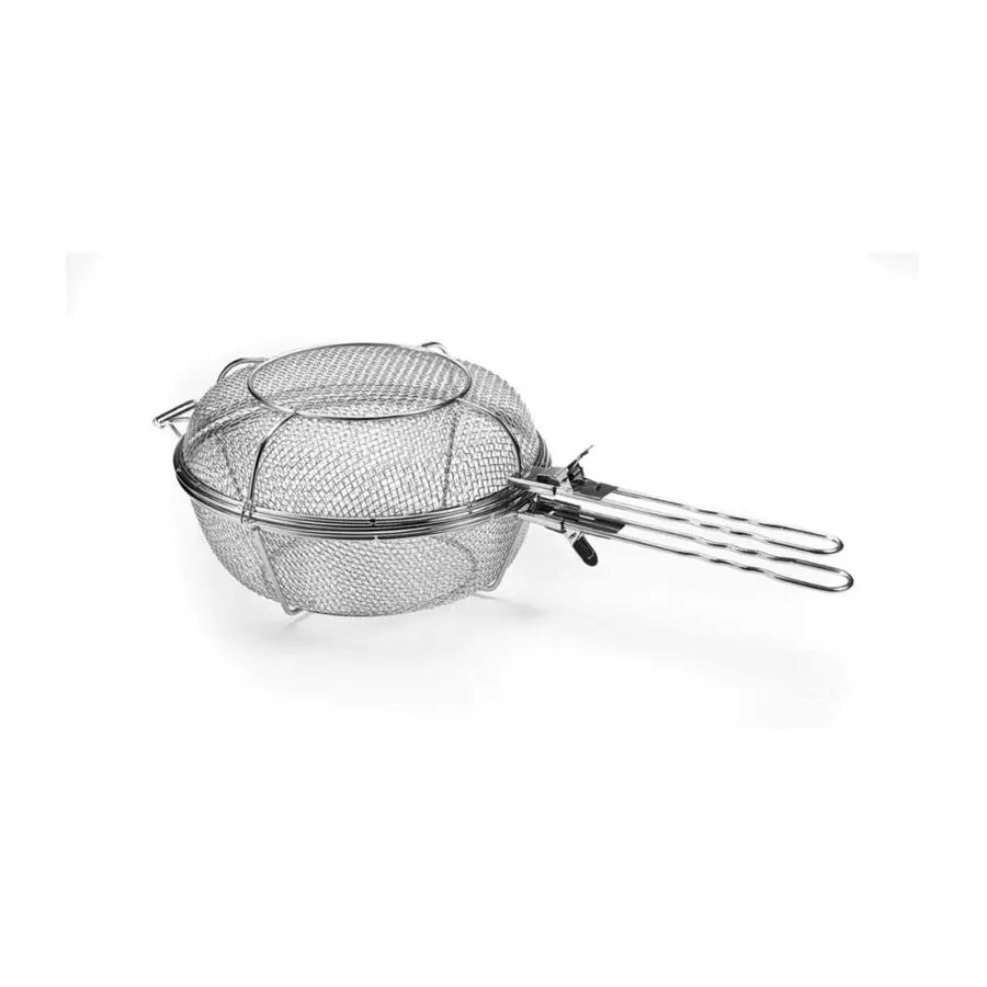 

Корзина для гриля из нержавеющей стали 76450, большая, 11,75 дюймов, 3 в 1, для барбекю