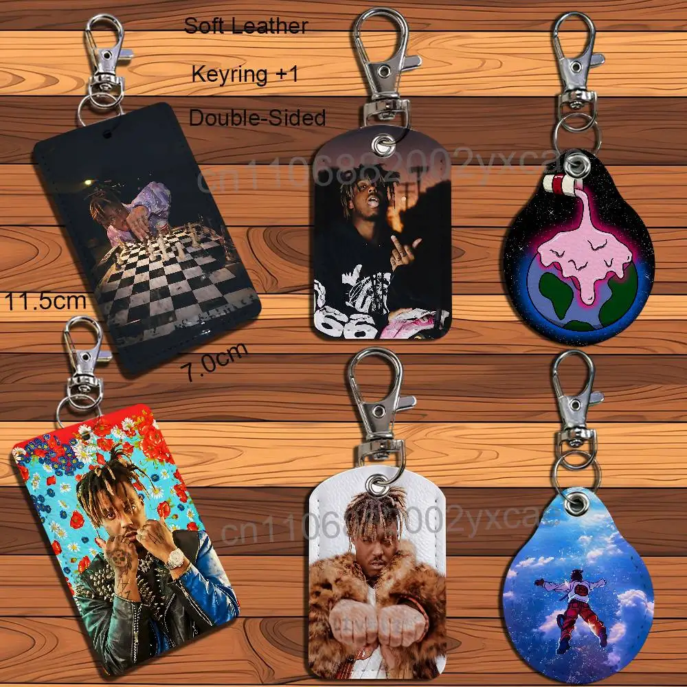 Rap Lucid Dreams Juice WRLD Holder For Bank Business Work Card Holder Student Card Case Bus Card Keychain